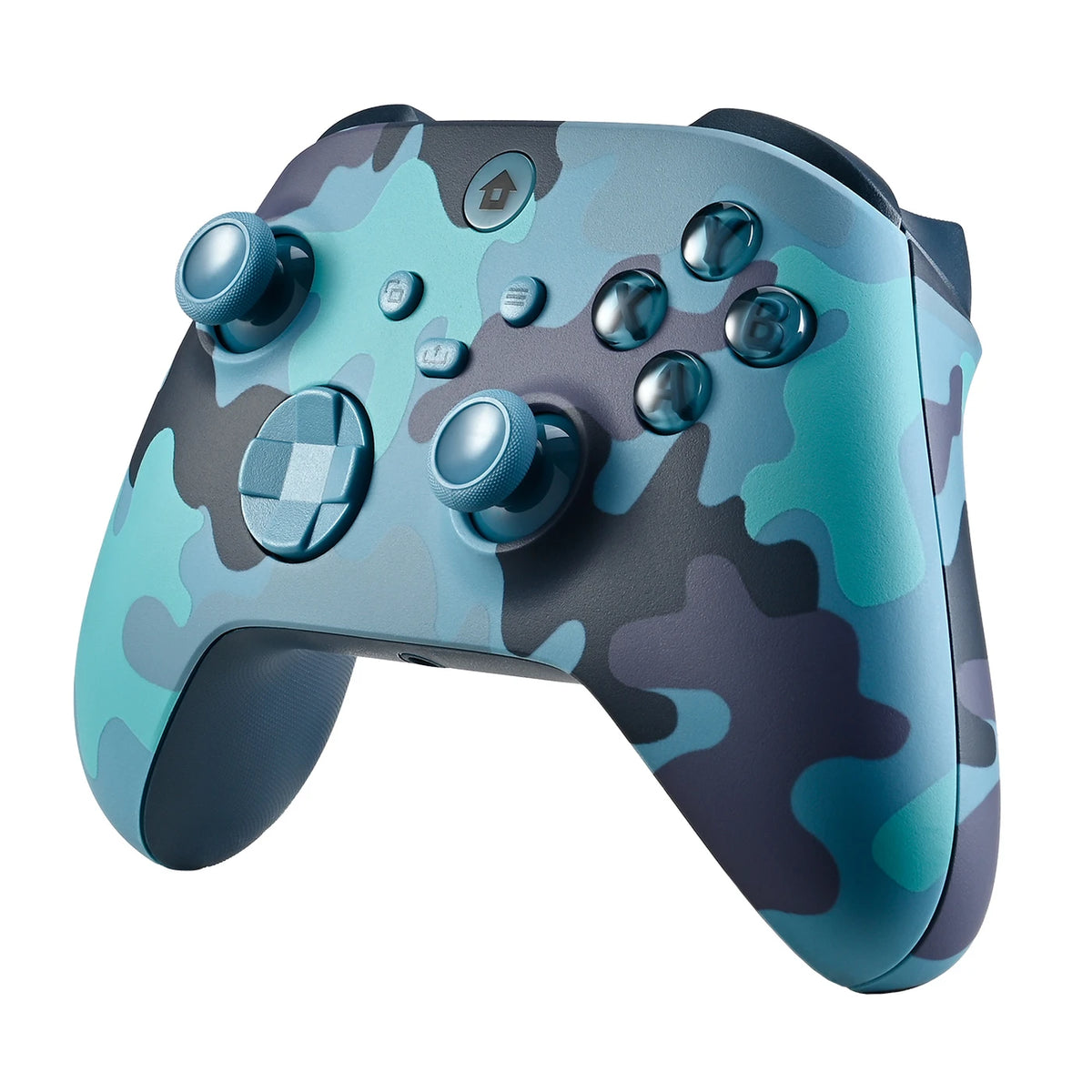 Rexsun WR007 Draadloze Gamecontroller - Camouflageblauw - 2.4G, Xbox One/PC, Trilfunctie