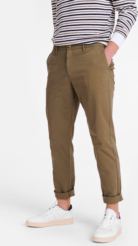 McGregor - Regular Fit - Chino - Garment Dyed - Bruin -Maat W32 - L34
