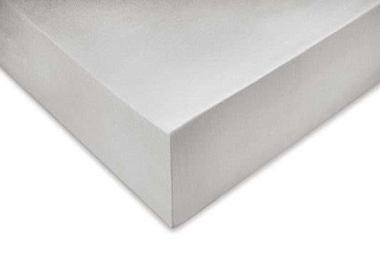 Zohome Hoeslaken Satinado - Onderlaken 1 persoons - 90x200 - 100% Katoen-Satijn - Grijs