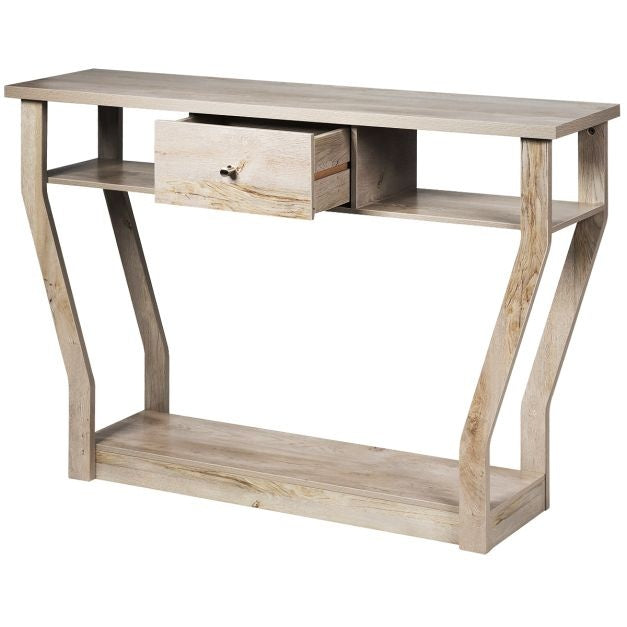 Coast Console Tafel met Lade en Plank - 3 Laags - Modern