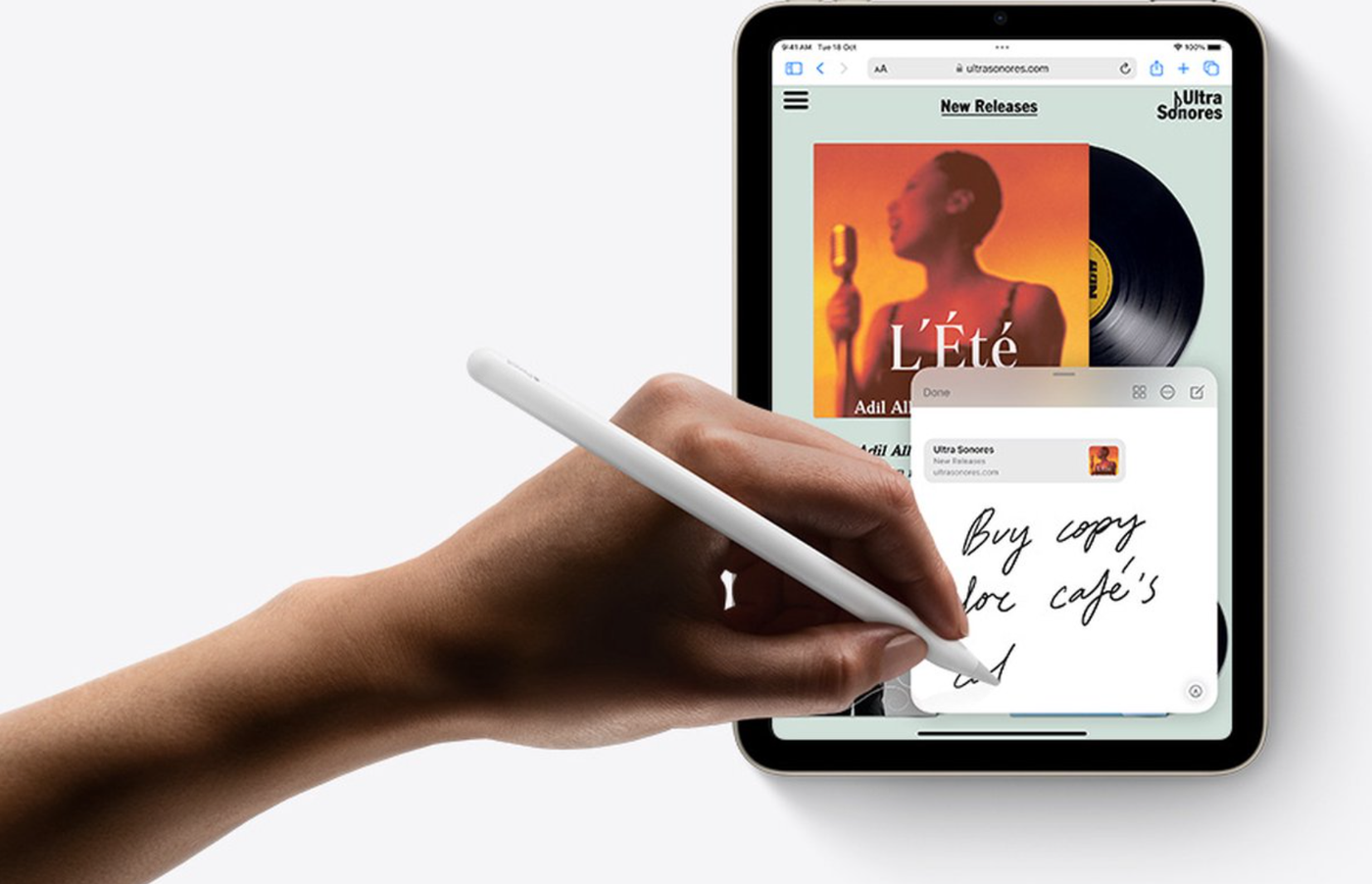 Apple Pencil 2e Generatie – Magnetische Stylus voor iPad – 166 mm – Wit
