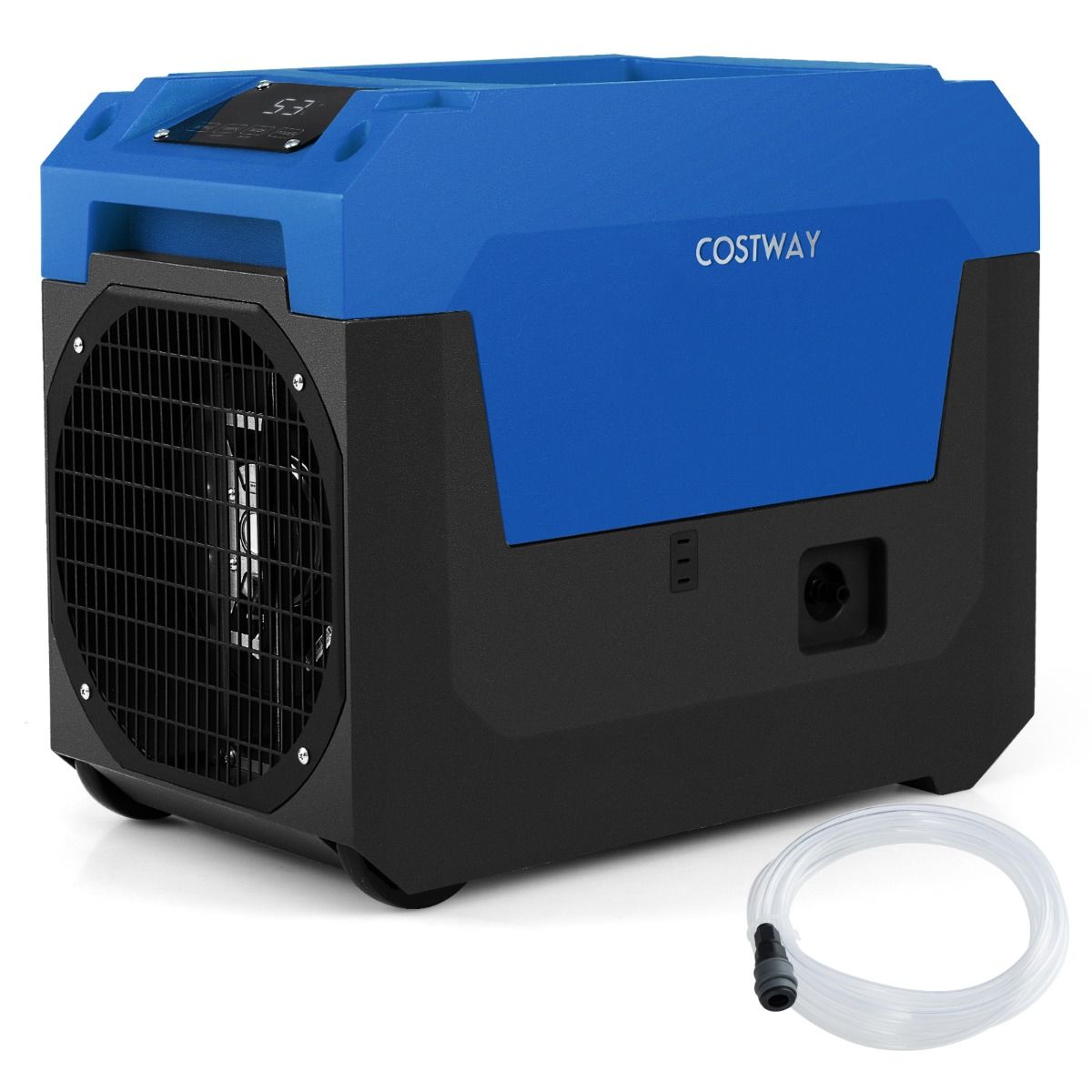 Coast Industriële Luchtontvochtiger - 66 liter per dag - met pomp en afvoerslang - blauw/oranje