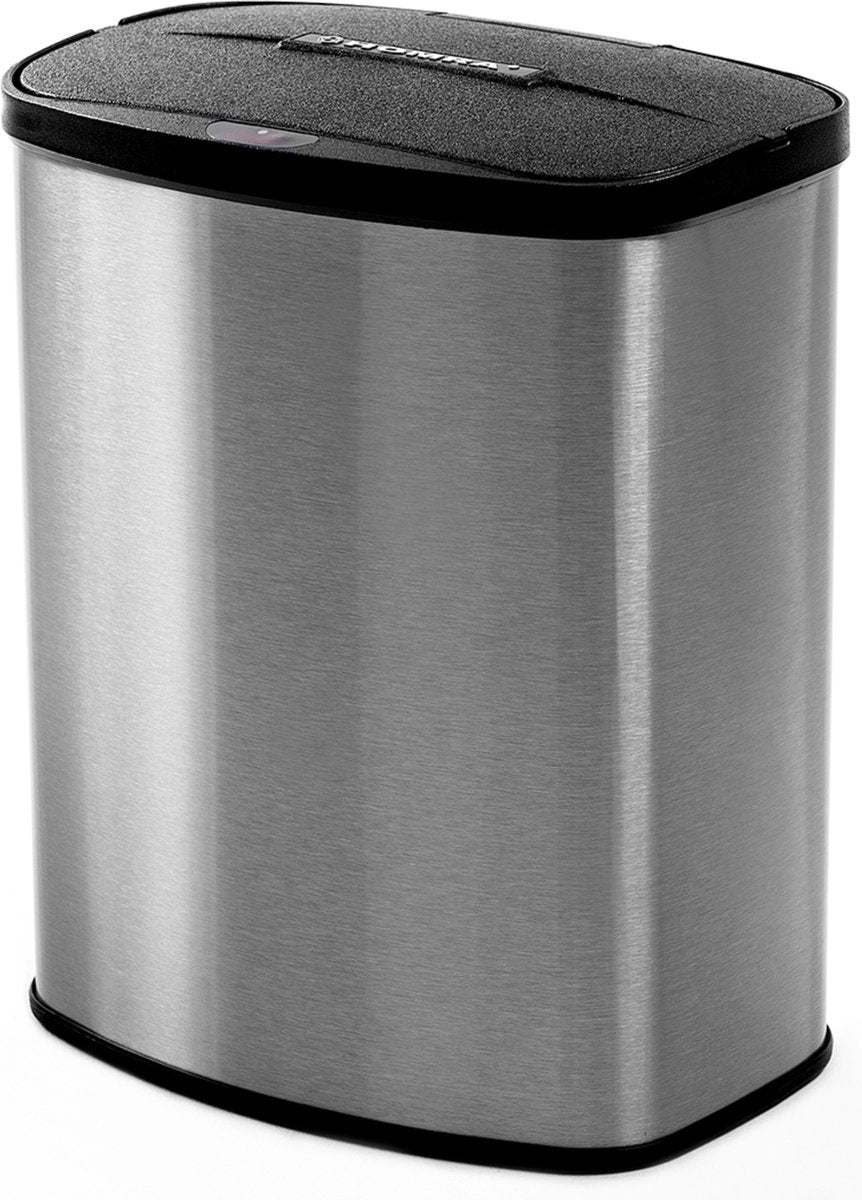 Homra IXXA Prullenbak met Sensor - 8 Liter - RVS - Toilet Afvalemmer - Badkamer Afvalbak - Automatische Deksel