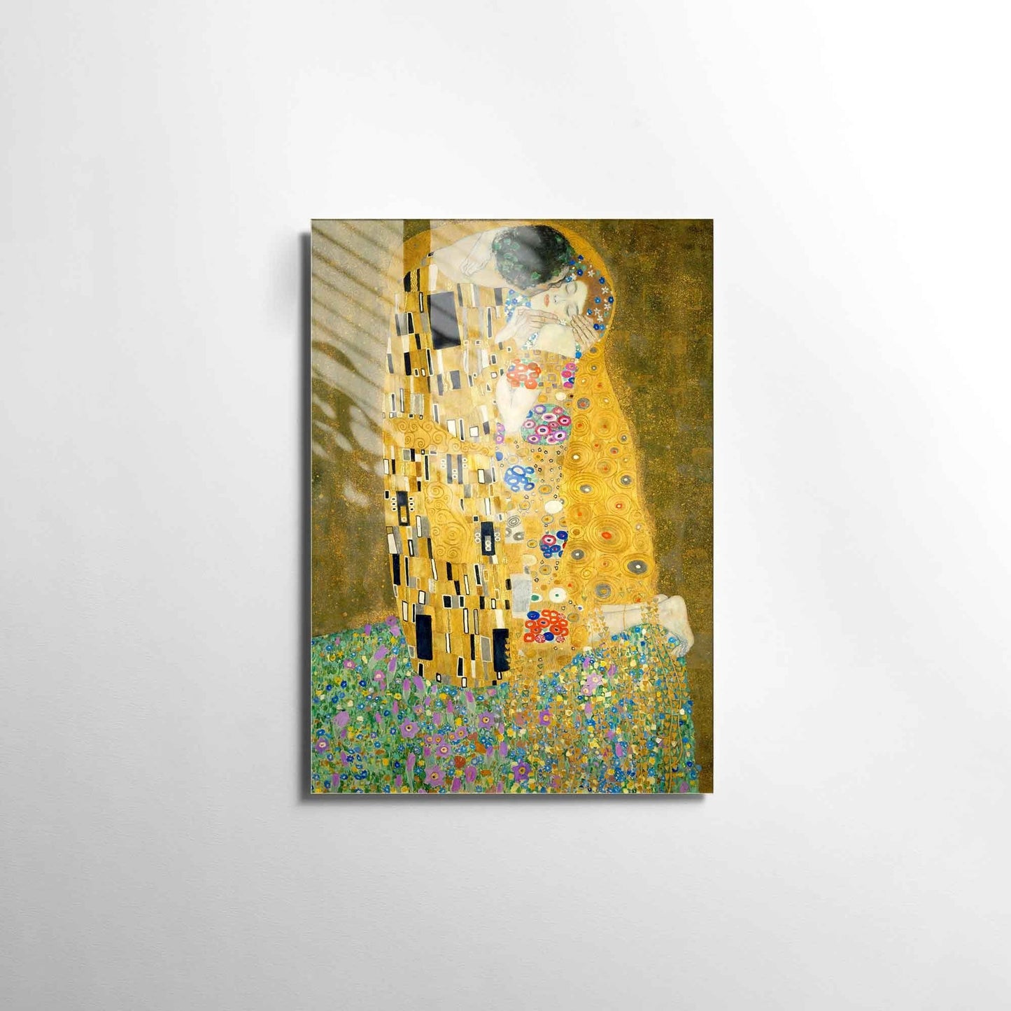 Bozeman Decoratief schilderij van gehard glas - 50 x 70 cm - Veelkleurig