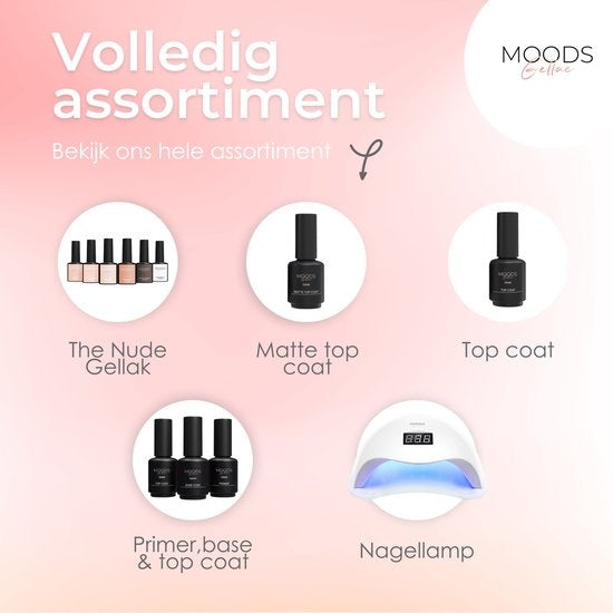 Moods Gellac - Top Coat - Nagellak - 15 ML