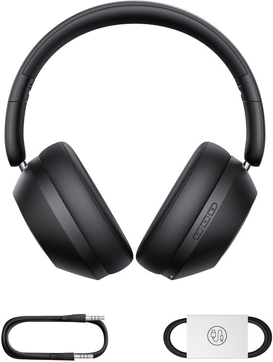 Baseus Bass 30 Max bluetooth koptelefoon,Hoofdtelefoon draadloos -Over-ear Koptelefoon-50 uur accuduur, Bluetooth 5.3 Zwart