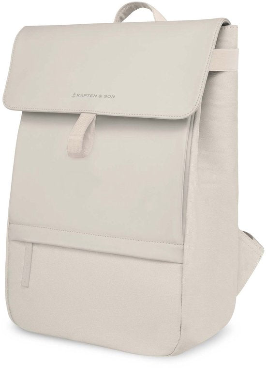 Kapten & Son Fyn 13" Laptoptas - Compact en Functioneel - maat Small - Sandstone