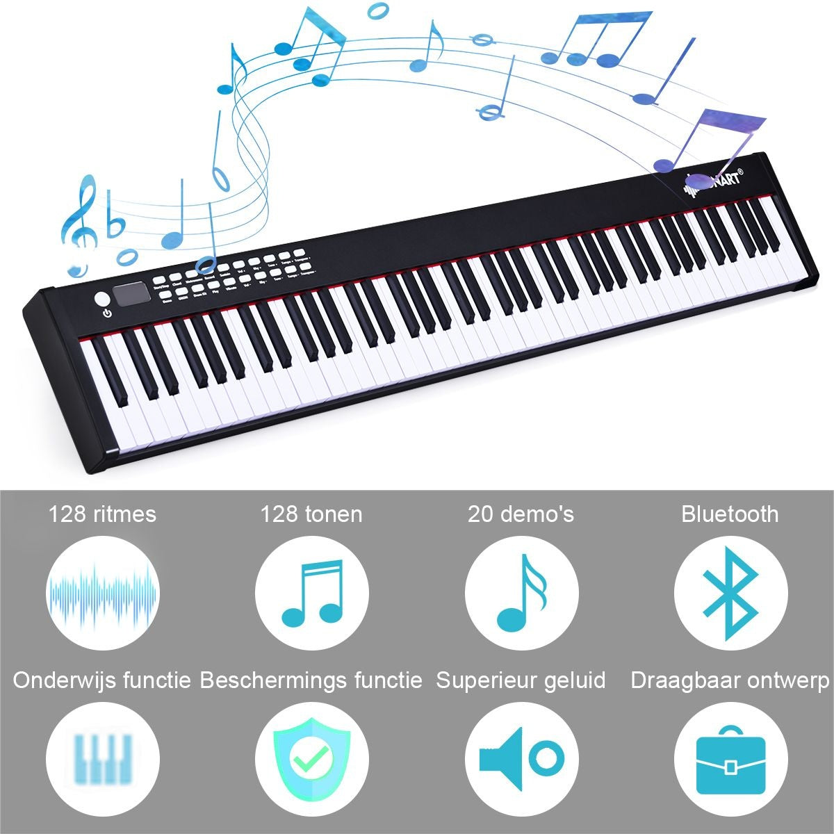 Coast Keyboard met Opbergtas - 88 Toetsen