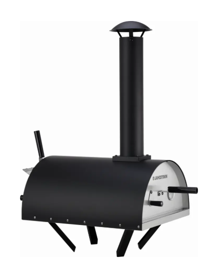 Jamestown Pizza Oven - Zwart - Metaal - 83 x 41 x 81 cm