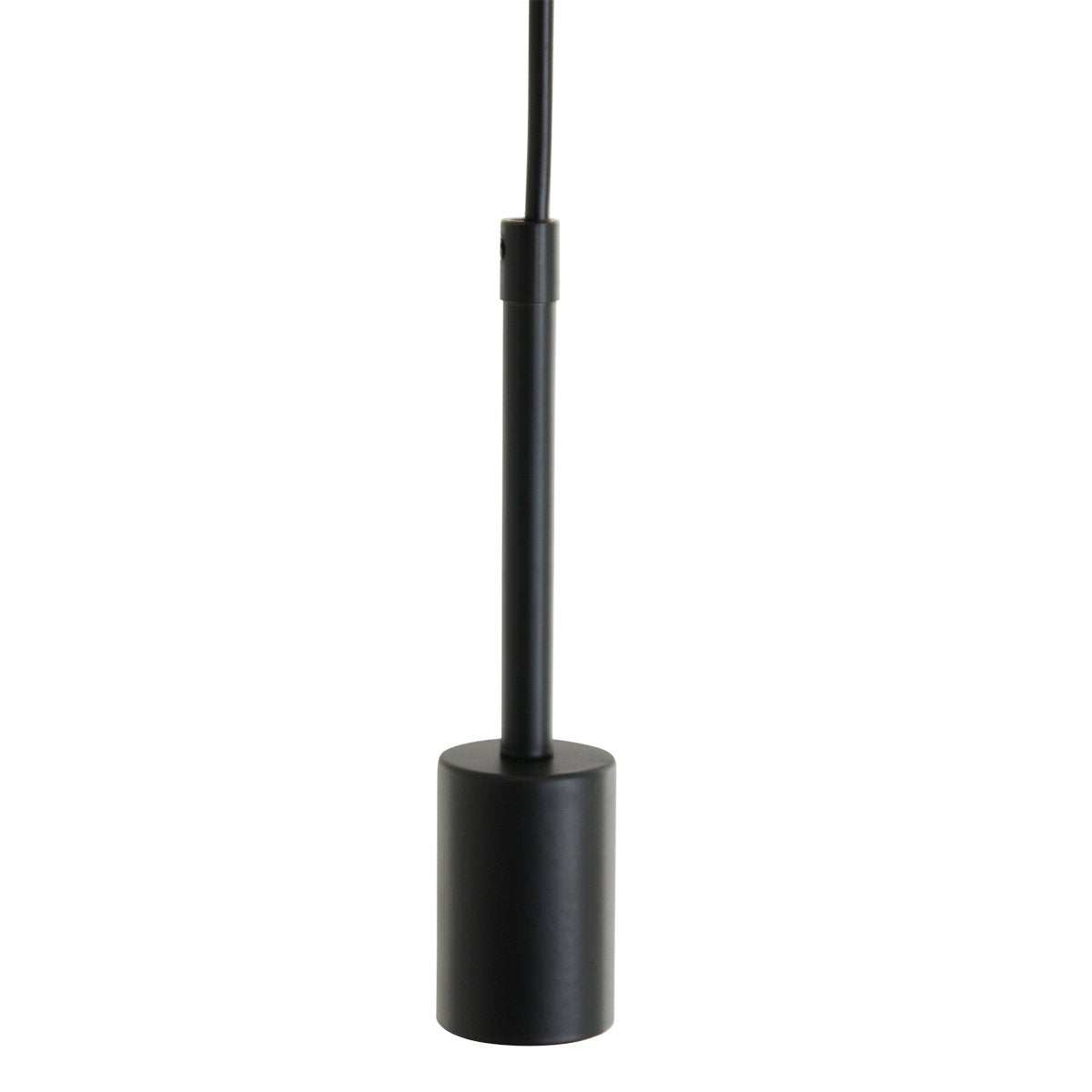 Hanglamp Minimalics 2701ZW Zwart - Verstelbaar in hoogte (42-170 cm) - Kunststof, Metaal - Mexlite