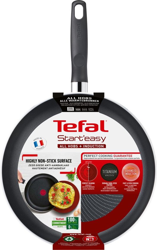Tefal Start'easy koekenpan 24 cm - PFOA Vrij - Geschikt Voor Alle Warmtebronnen
