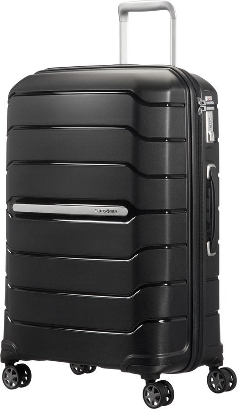 Samsonite Reiskoffer - Flux Spinner 68/25 - Uitbreidbaar - (Medium) - Black