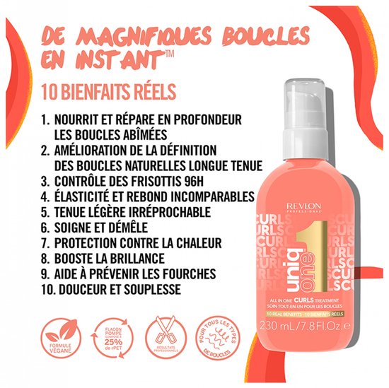 Revlon - Uniq One All In One Treatment Curls - 230ml