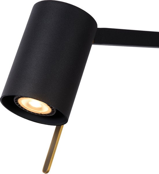 Lucide LESLEY - Leeslamp - 1xGU10 (MR16) - Zwart