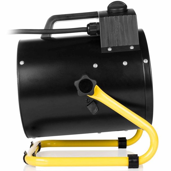 Tristar KA-5061 Industriële Kachel - 1500 W - 3000 W - 3 Standen - Regelbare Thermostaat - IPX4 Spatwaterdicht - Zwart/Geel