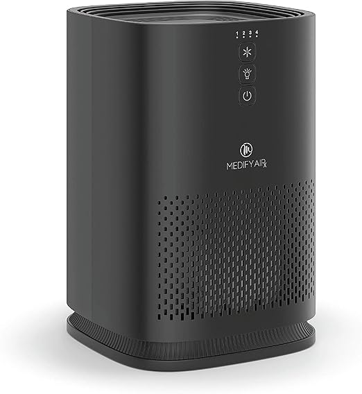 Medify MA-14 Luchtreiniger (Zwart) - Met HEPA-filter voor 18m²