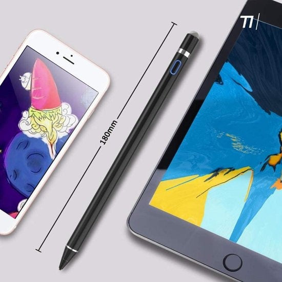 Active Stylus Pen – Universeel voor Tablets & Smartphones – Oplaadbaar via USB – Zwar