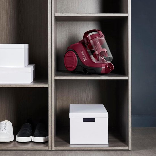 Rowenta Swift Power Cyclonic - Compacte stofzuiger zonder zak - 900W - Bordeaux Rood