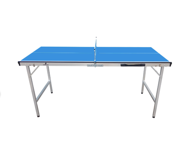 Cougar Mini 1500 draagbare tafeltennistafel - 150 x 67 x 69 cm - Blauw en grijs