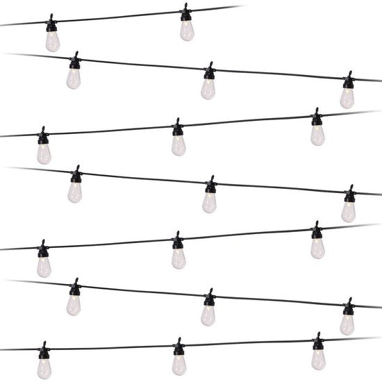 PartyLight LED Feestverlichting - 20 Lampjes - 12.5 m - Warm Wit Licht