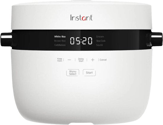 Instant Pot Rijstkoker & Stomer 4,8L - 8 Programma's - Slowcooker - Sauteren - CarbReduce Technologie - Tot 20 Porties - Multi Grain