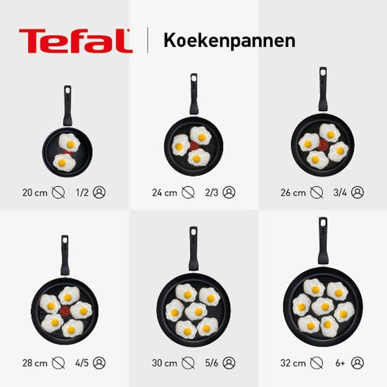 Jamie Oliver by Tefal Classic Cook Ceramic Keramische Koekenpan Ø28 CM - PFAS-vrij + 1 panbeschermer