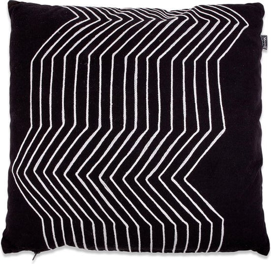 In The Mood Collection Madina Sierkussen - Katoen - 50 x 50 cm - Zwart