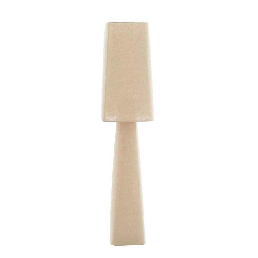 Light and Living Mikko Vloerlamp - Linnen - 40x40x176cm - Naturel