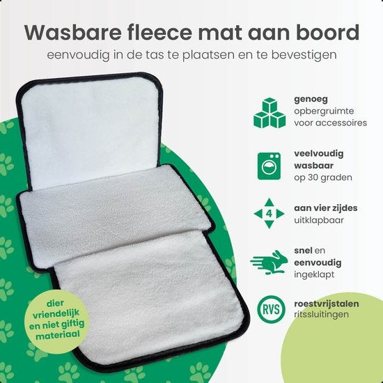 Gopets Draagtas Hond en Kat – Hondentas – Reistas – Kattentas – Geschikt Voor Vliegtuig – Tot 5,5KG – Grijs – 40 x 25 x 25 cm – M