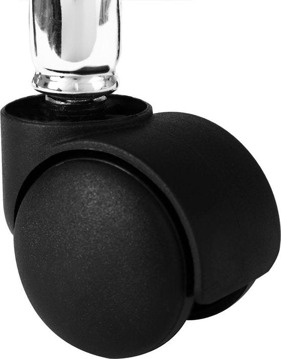 Casaria Draaikruk met Rugleuning - 360°/Hoogte Verstelbaar - Wit