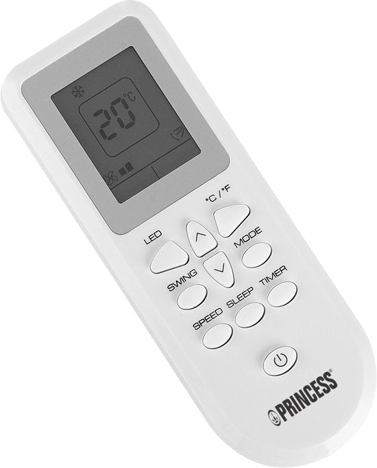 Princess Mobiele Airco - App - Touchscreen - 9000 BTU - 80 m³ - Wit