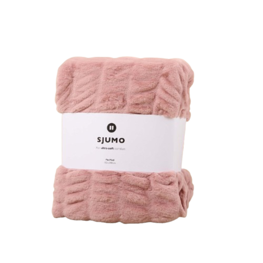 Sjumo Plaid Faux Fur – 150 x 200 cm – Candy Cloud – Ultra Zacht & Luxe