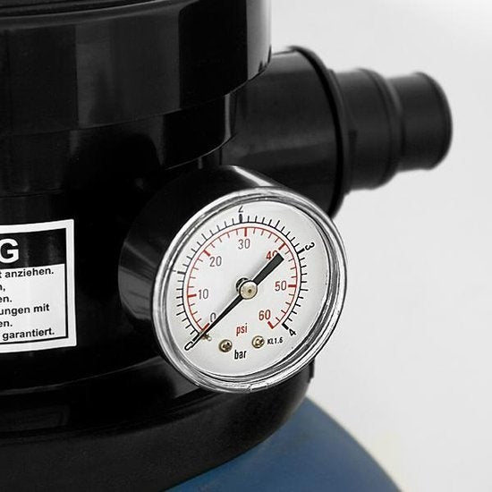Monzana Zandfiltersysteem - 10.200 l/u 25 l Tank 7-weg & Filterglas