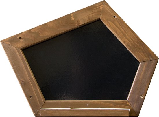AXI Krijtbord Crooked in bruin van hout - Accessoire voor Speelhuis of Speeltoestel