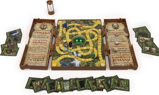 Spin Master Games Jumanji Deluxe, meeslepende elektronische versie van het klassieke avonturenbordspel, nu met licht en geluid