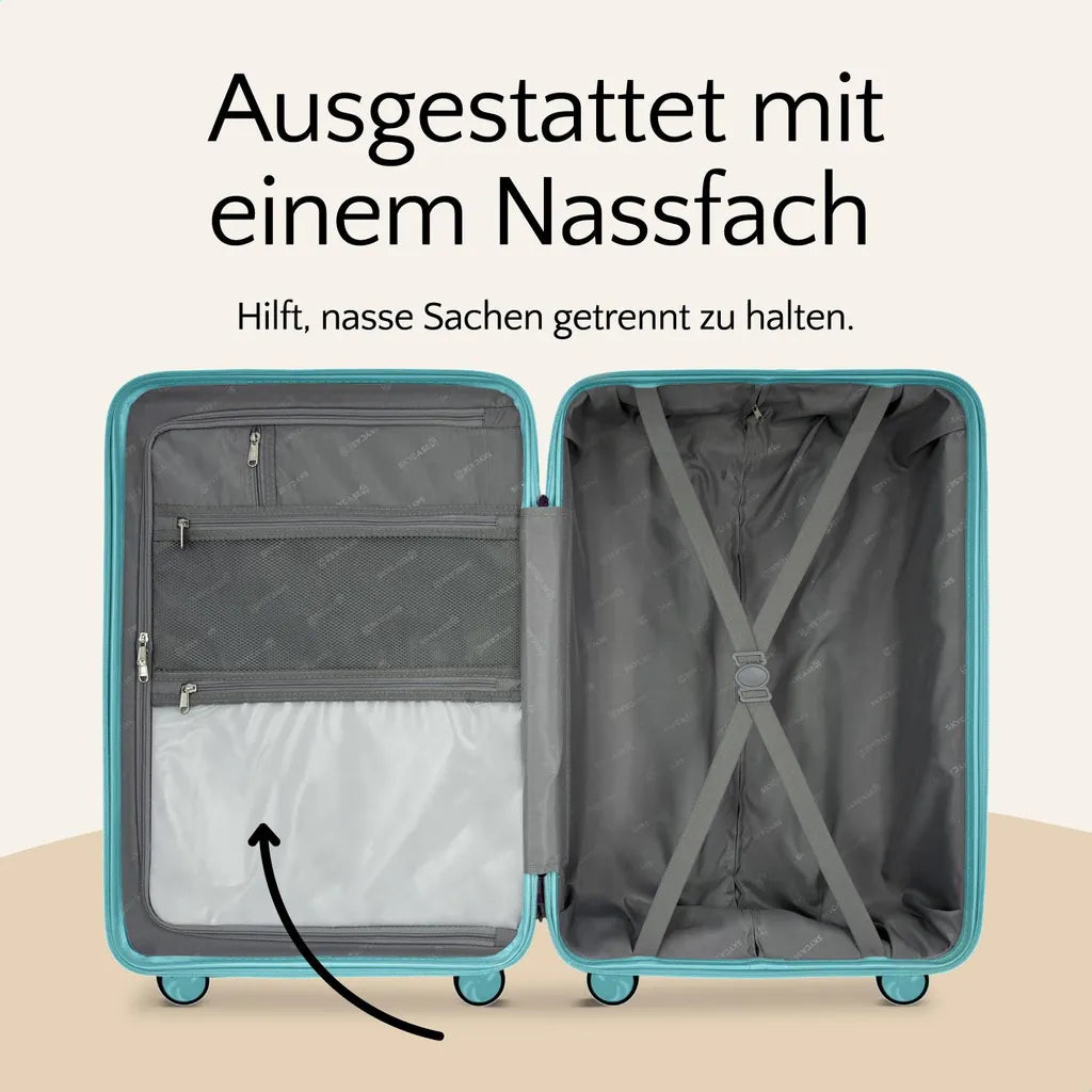 Skycases Reiskoffer - Urban Adventurer - 110L - 49 x 30 x 75 cm - Groen