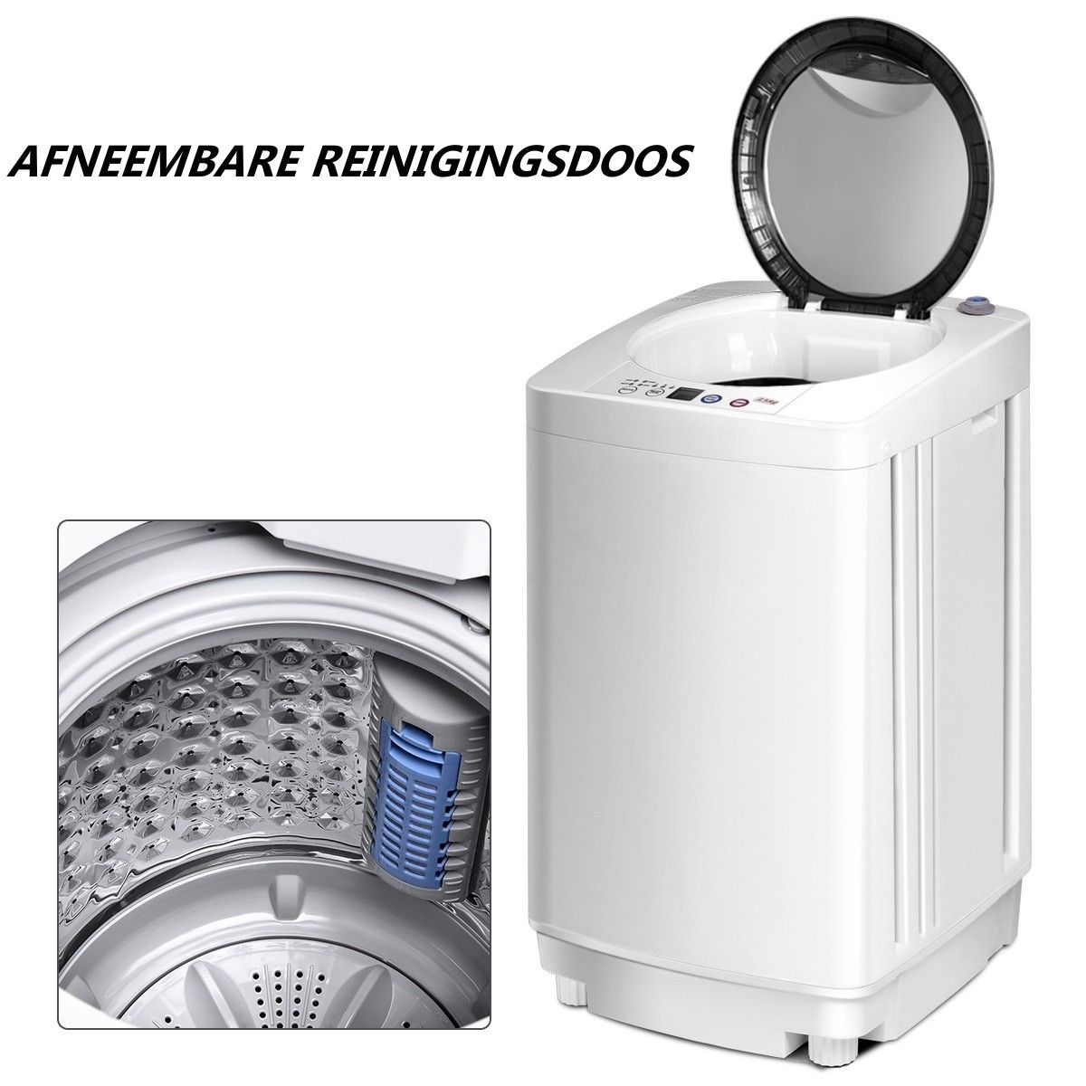 Coast Volautomatische Wasmachine - 2-in-1 wassen en centrifugeren - compact - wit