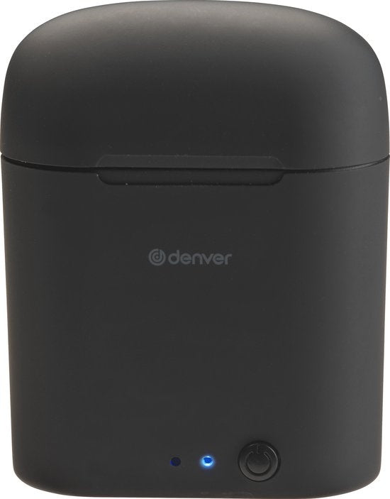 Denver TWE-46 - Earbuds - Wireless - Draadloos Oordopjes - Bluetooth - met oplaad case - handsfree - sporten - headset - In-ear - Bluetooth 5.0 - Zwart