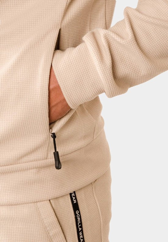 Gorilla Wear Harvey Trainingsjas - Beige - L