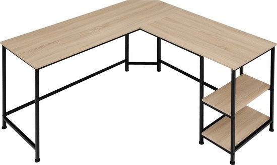 tectake - Bureau Hamilton industrial light - hoekbureau - 404232