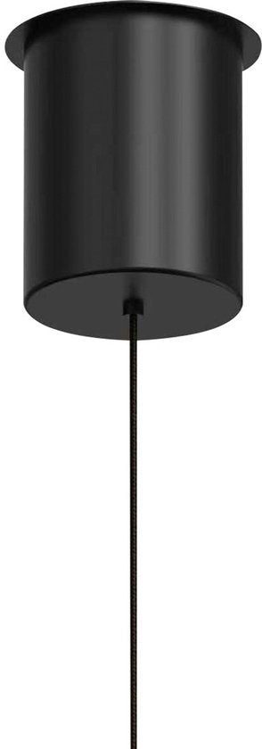 Hanglamp Volari 4714ZW zwart design hoogte verstelbaar van 50 tot 170 cm, met metalen en elektronische onderdelen, merk Steinhauer