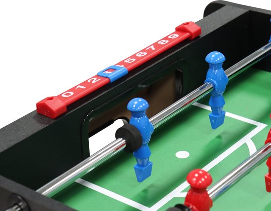 Cougar Voetbaltafel Mini – 3ft Tafelvoetbalspel – Compacte Voetbaltafel voor Thuis – Inclusief Voetballetjes – Zwart