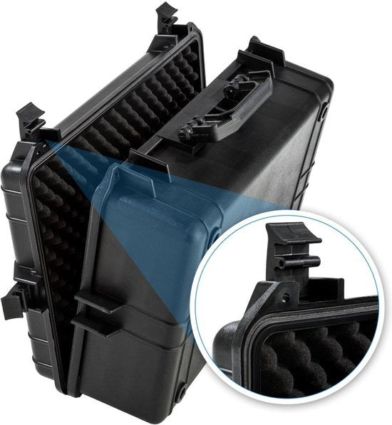 TecTake - fotokoffer - zwart - waterdicht - 402412