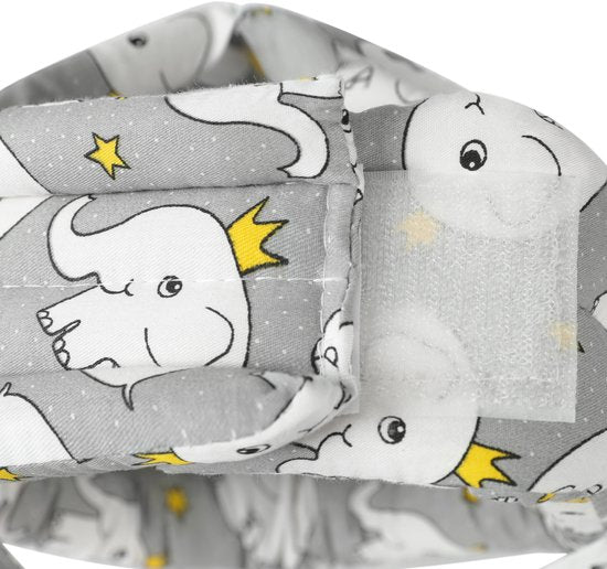 Baby Hoofdbeschermer - Veiligheidshelm met Hoofdkussen - Voor Peuters en Baby's bij Leren Lopen - Zacht, Lichtgewicht en Verstelbaar - Olifant