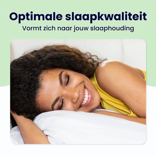 Soulsnooze Luxe Hoofdkussen - Set van 2 stuks - Medium - 60 x 70 cm - Aanpasbaar - Wit