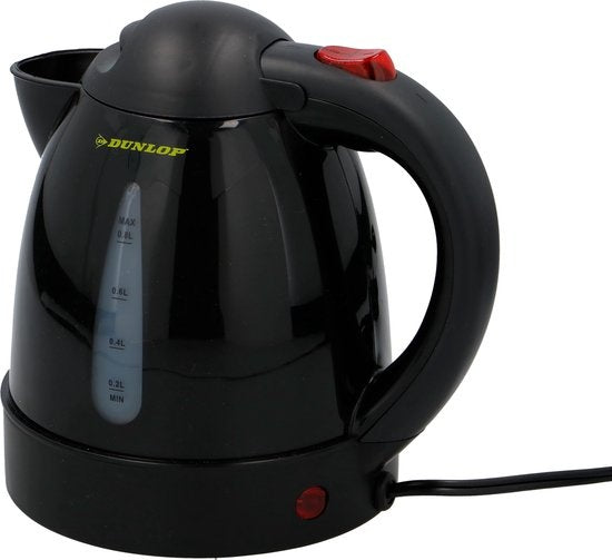 Dunlop Reiswaterkoker - 0.8L - Kunststof - BPA vrij - 250W - 15x14.30x17.80 cm - Zwart
