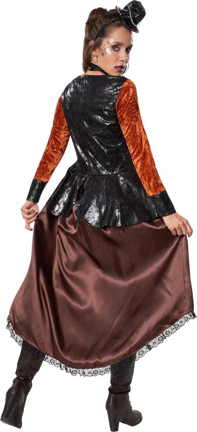 dressforfun - Steampunk prinses XXL - verkleedkleding kostuum halloween verkleden feestkleding carnavalskleding carnaval feestkledij partykleding - 302324