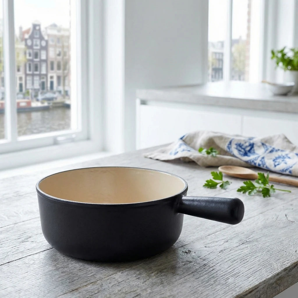 Le Creuset gietijzeren braadpan - 22 cm, zwart