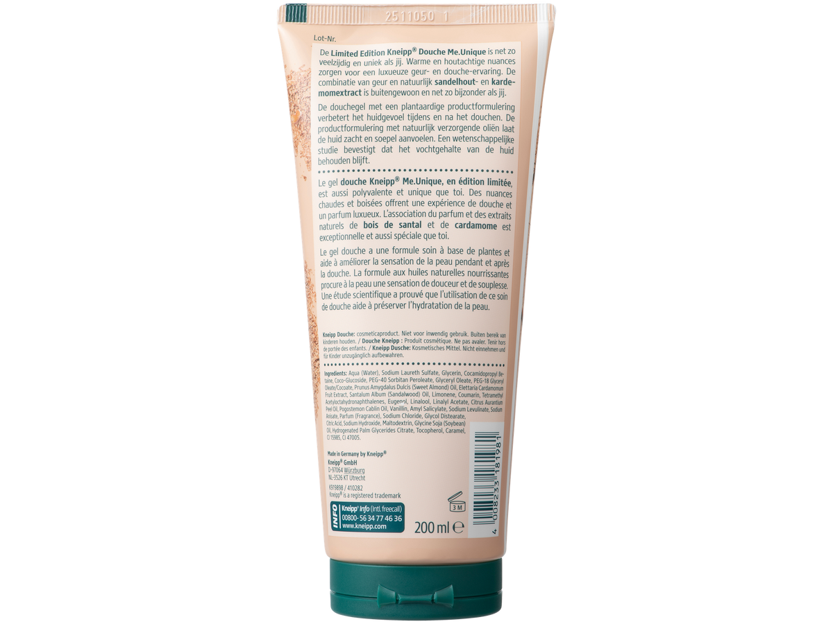 Kneipp Clean Beauty Douchegel Me Unique - Limited Edition - 6 x 200 ml