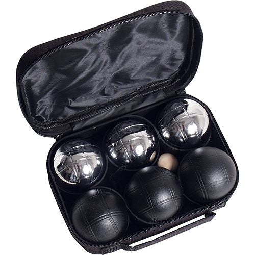 Jeu de boules set gepoedercoat metaal (6st.)